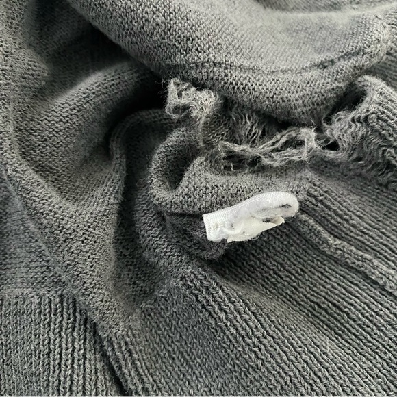 MOSSIMO Distressed Grey Button Up Cardigan - Picture 4 of 6